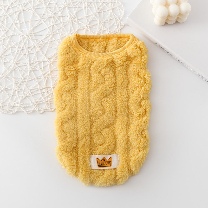 PetPal Double-Sided Pet Fleece Sweaters for Comfort.