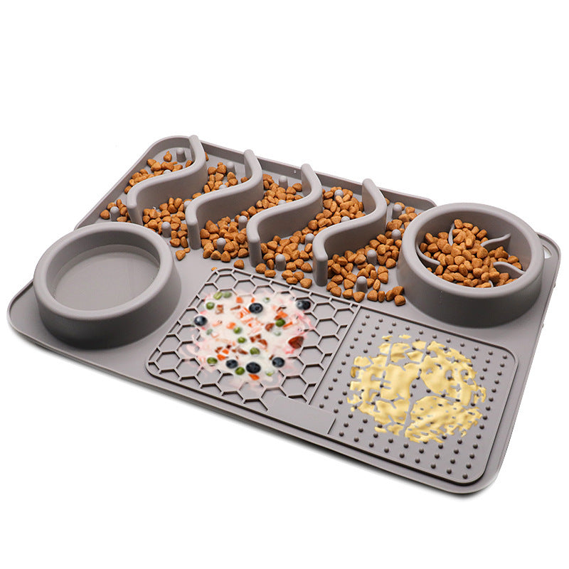 Petpal silicone dog licking pad designed for feeding and entertaining dogs with textured surfaces