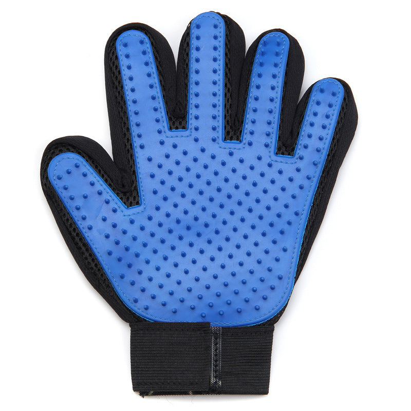 Petpal accessories dog massage glove for grooming and relaxing pets with soft rubber tips
