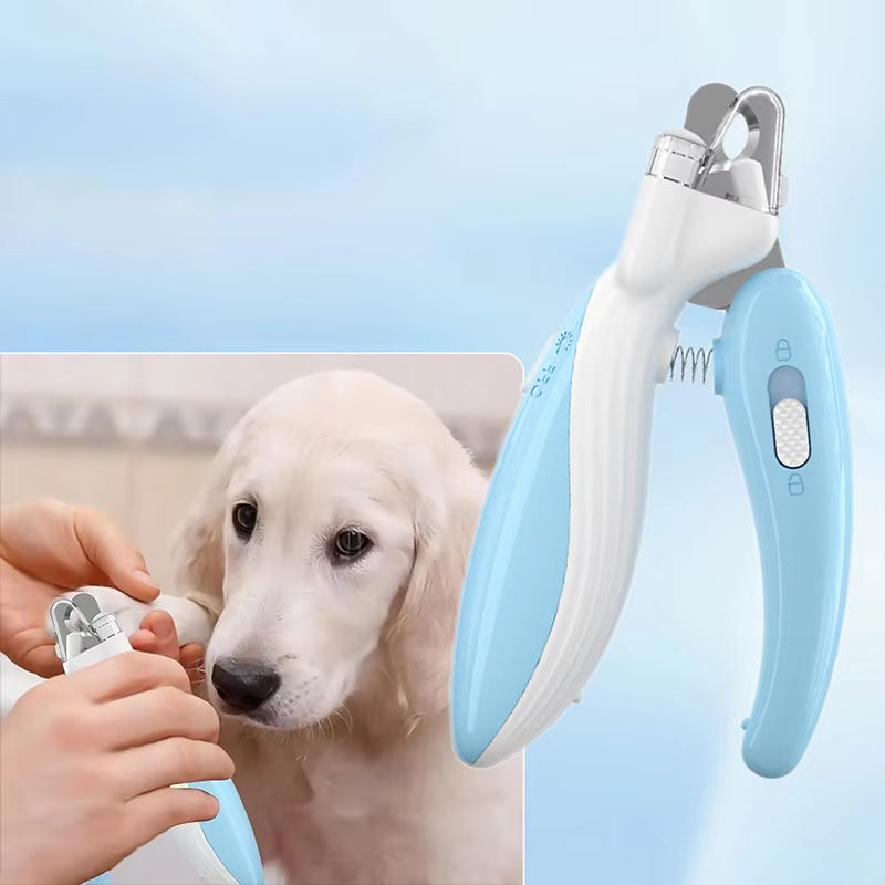 How to hold dog nail clipper for safe trimming