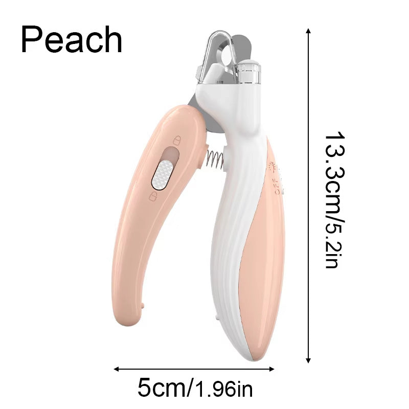 Petpal dog nail trimmer labor-saving with ergonomic design and safety guard for easy use