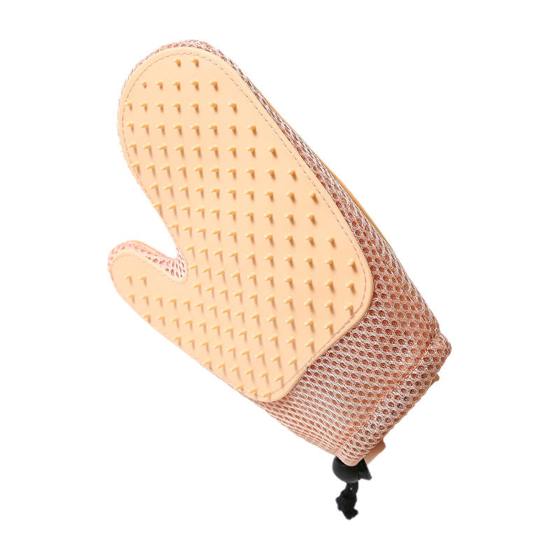 Petpal 2-in-1 pet grooming glove for effective shedding and massage in soft material