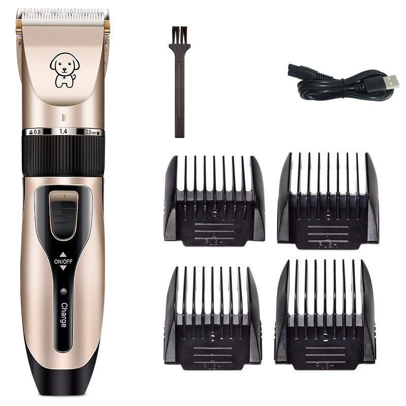 Petpal Accessories pet hair clipper for cats and dogs with adjustable blades and multiple comb attachments