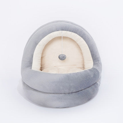 Cozy grey pet mat bed online UK with a soft interior for enhanced comfort for pets