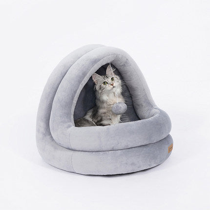 Cozy grey pet mat bed for cats, perfect for comfort, available pet mat bed online UK