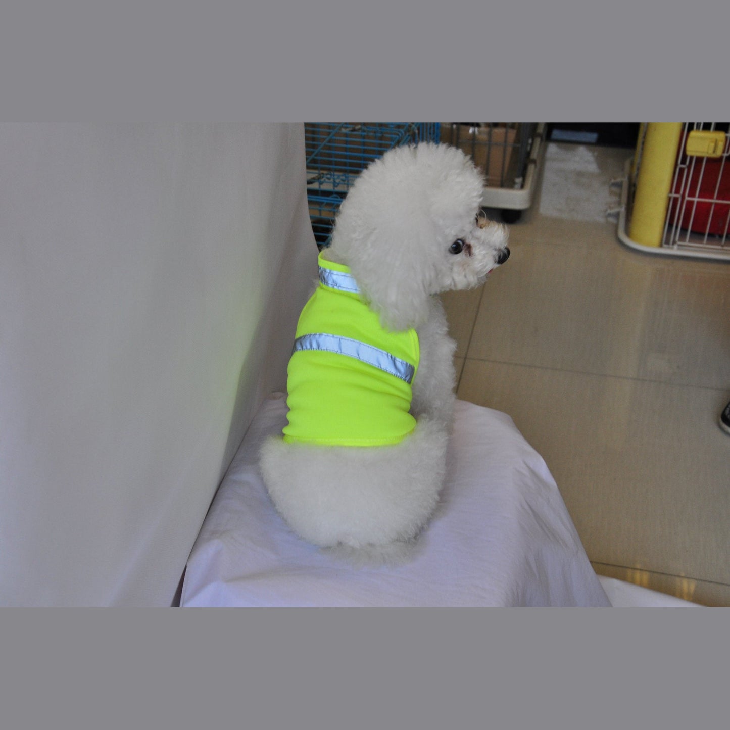 Summer Pet Clothing Dog Reflective Clothing Work Dog Safety Clothing.