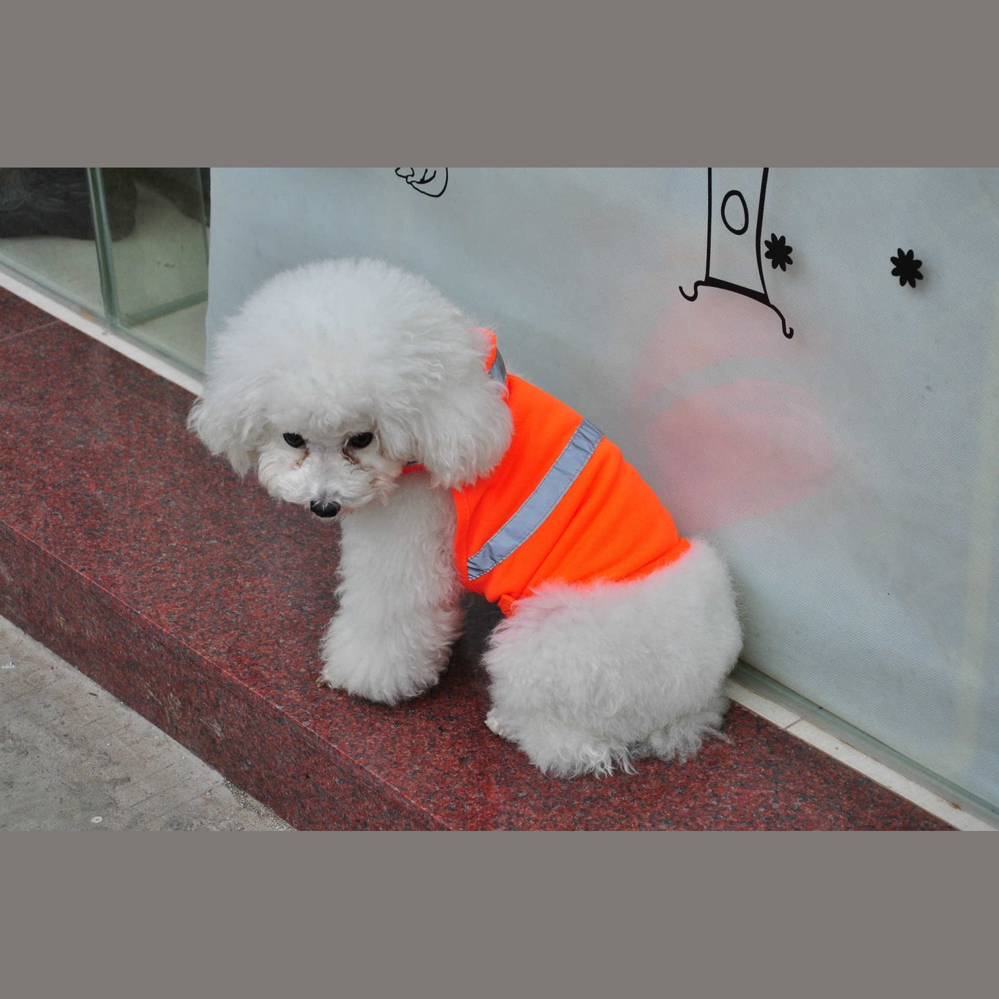 Summer Pet Clothing Dog Reflective Clothing Work Dog Safety Clothing.