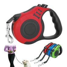Petpal Accessories Telescopic Dog Leash in Red with Ergonomic Handle for Comfortable Walking