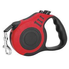 Petpal telescopic dog leash in red and black design for easy walking and control