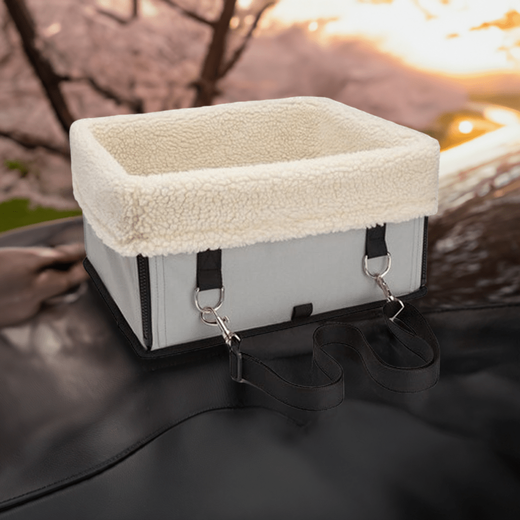 Petpal waterproof dog car pad with a soft fleece lining for comfortable travel