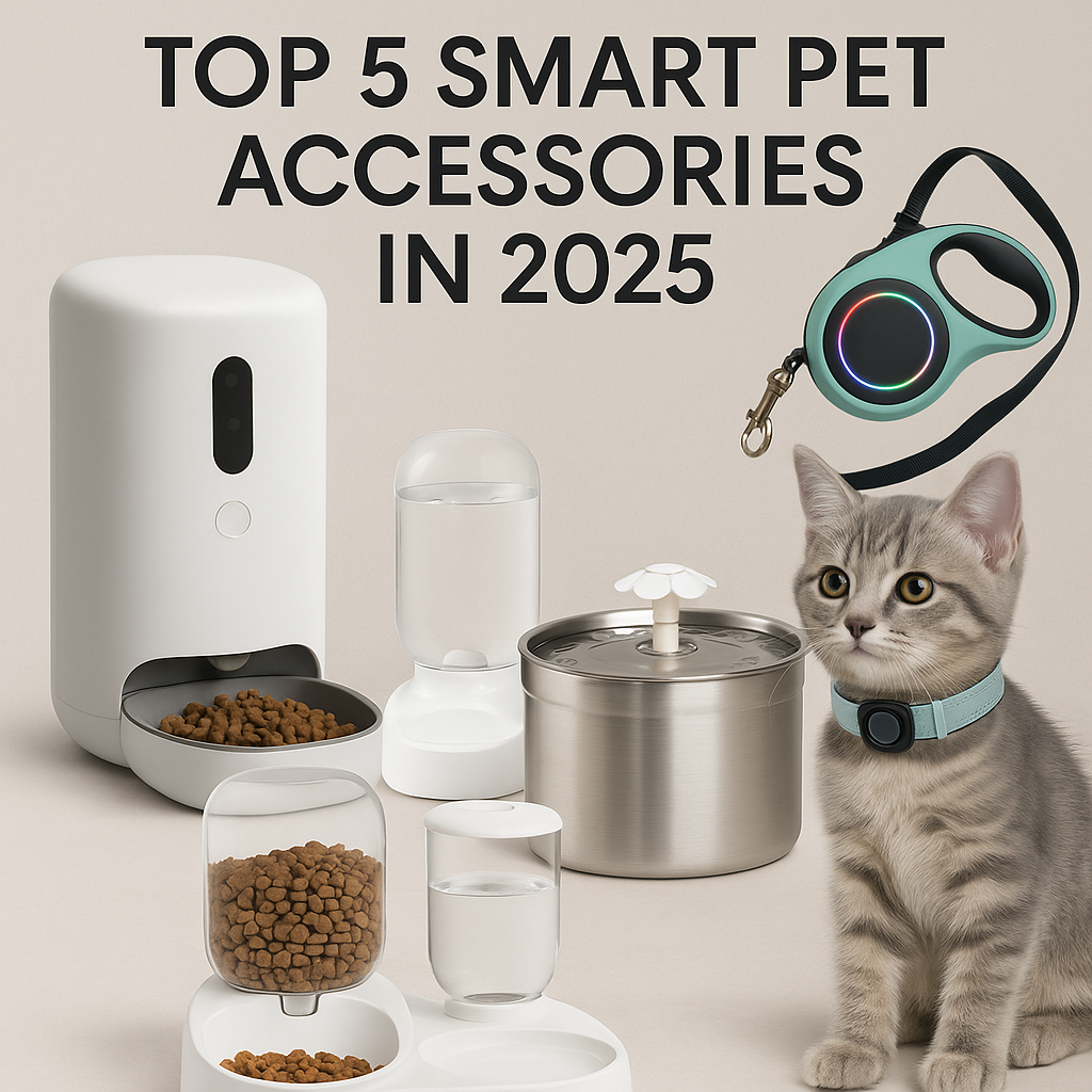 Top 5 Must-Have Smart Pet Accessories in 2025