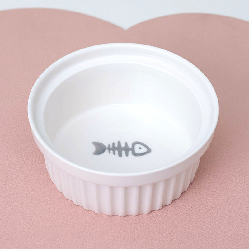 Petpal Accessories Ceramic Cat Bowl Set for Stylish Feedings