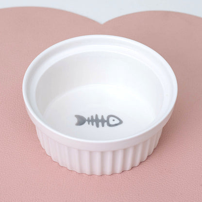 Petpal Accessories Ceramic Cat Bowl Set for Stylish Feedings