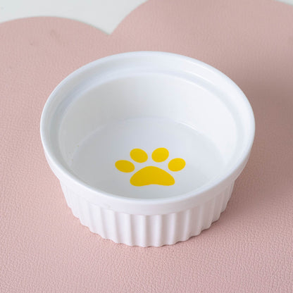 Petpal Accessories Ceramic Cat Bowl Set for Stylish Feedings