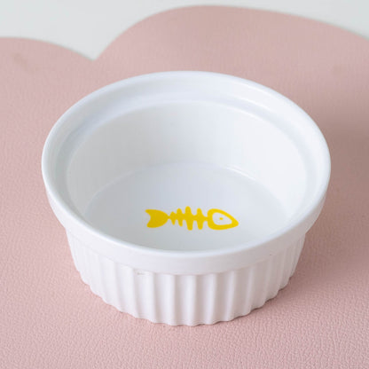 Petpal Accessories Ceramic Cat Bowl Set for Stylish Feedings
