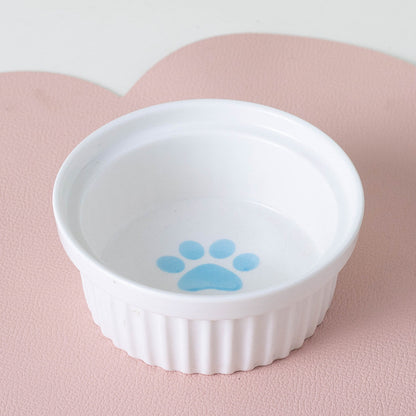 Petpal Accessories Ceramic Cat Bowl Set for Stylish Feedings