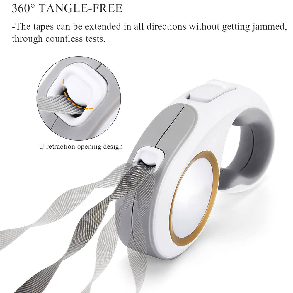 Petpal automatic pet traction rope with 360-degree tangle-free design for hassle-free walks