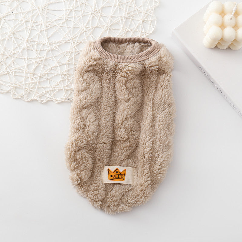 PetPal Double-Sided Pet Fleece Sweaters for Comfort.
