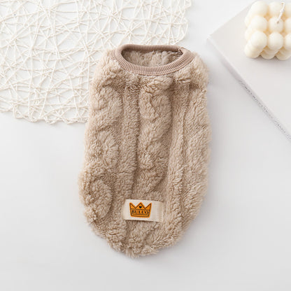 PetPal Double-Sided Pet Fleece Sweaters for Comfort.