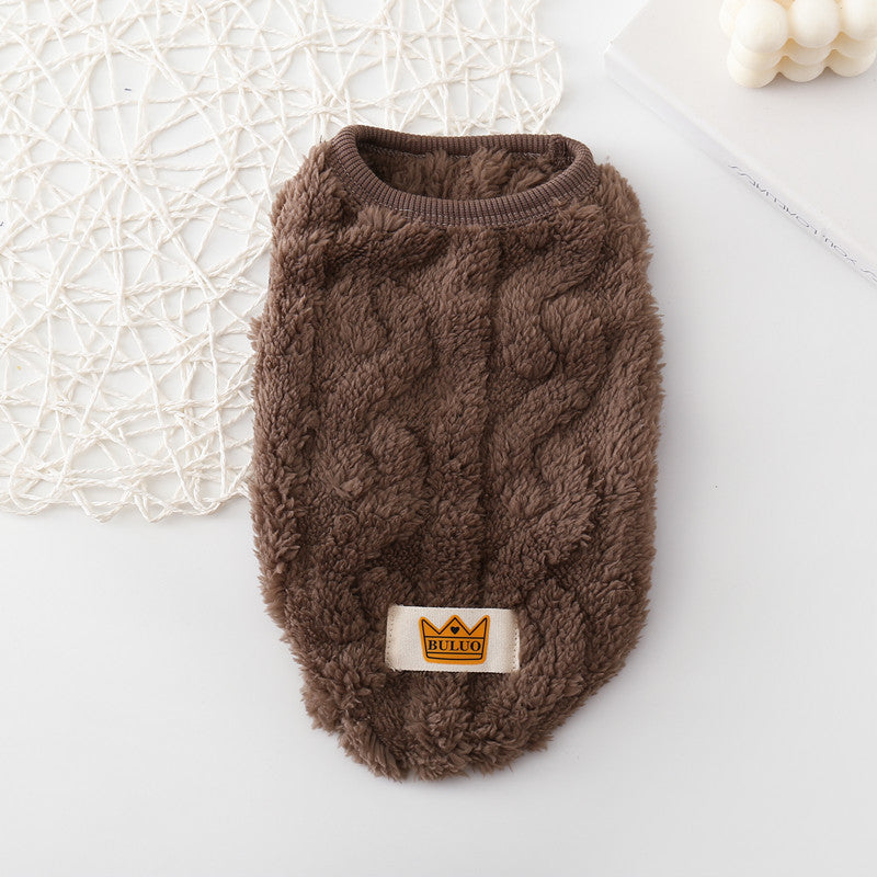 PetPal Double-Sided Pet Fleece Sweaters for Comfort.