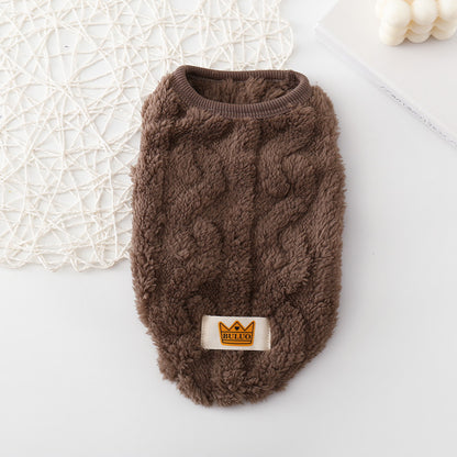 PetPal Double-Sided Pet Fleece Sweaters for Comfort.