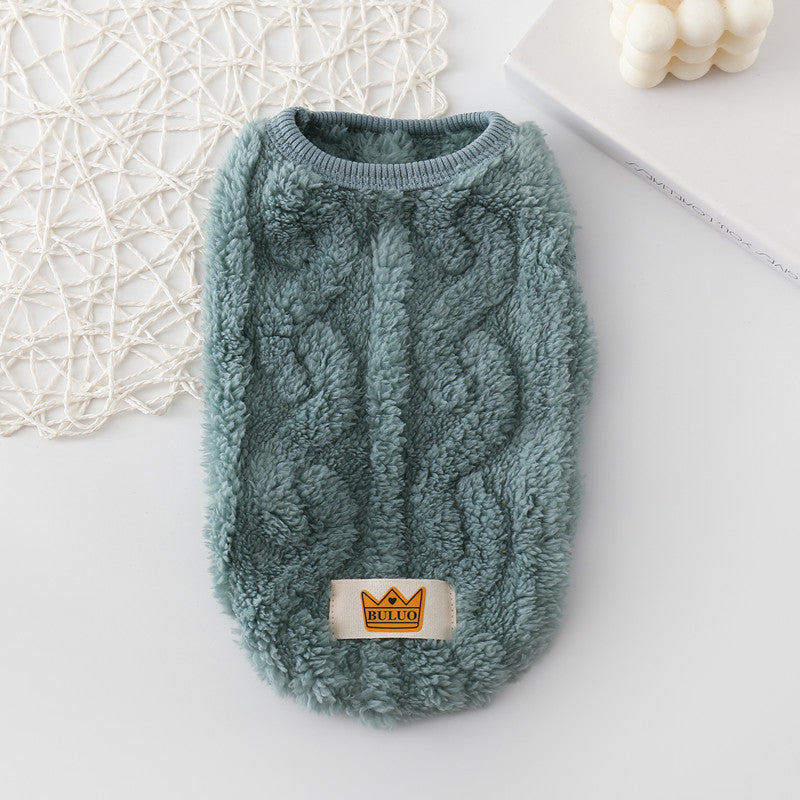 PetPal Double-Sided Pet Fleece Sweaters for Comfort.
