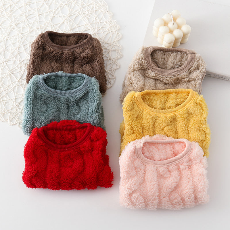 PetPal Double-Sided Pet Fleece Sweaters for Comfort.