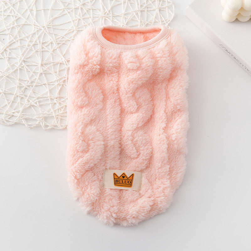 PetPal Double-Sided Pet Fleece Sweaters for Comfort.