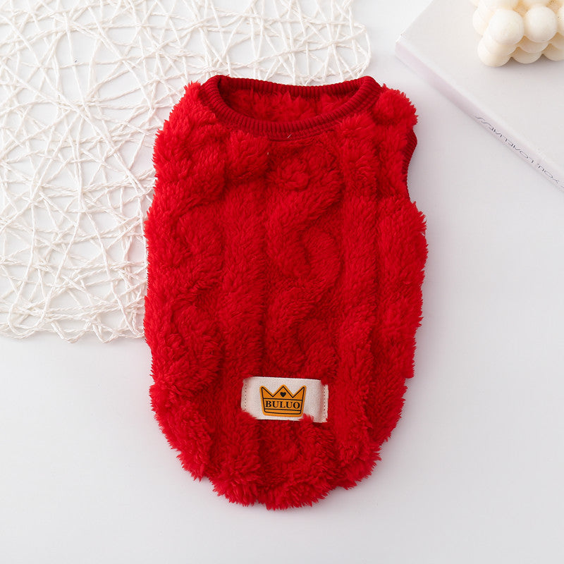 PetPal Double-Sided Pet Fleece Sweaters for Comfort.
