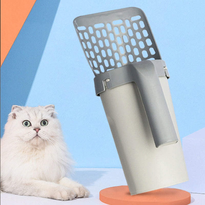 Petpal cat litter shovel with storage designed for easy cleaning and organization of litter boxes