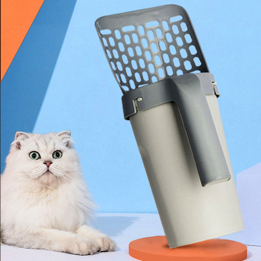 Petpal cat litter shovel with storage designed for easy and hygienic litter cleaning