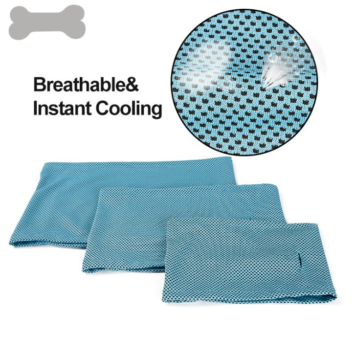 Instant Cooling Bandana for Dogs in outdoor walk