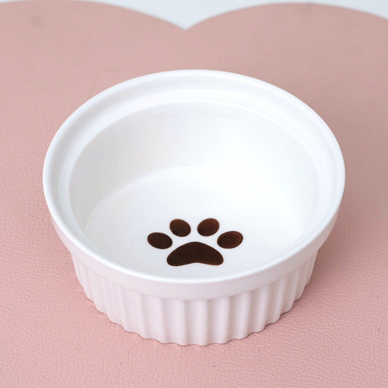 Petpal Accessories Ceramic Cat Bowl Set for Stylish Feedings