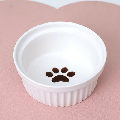 Petpal Accessories Ceramic Cat Bowl Set for Stylish Feedings