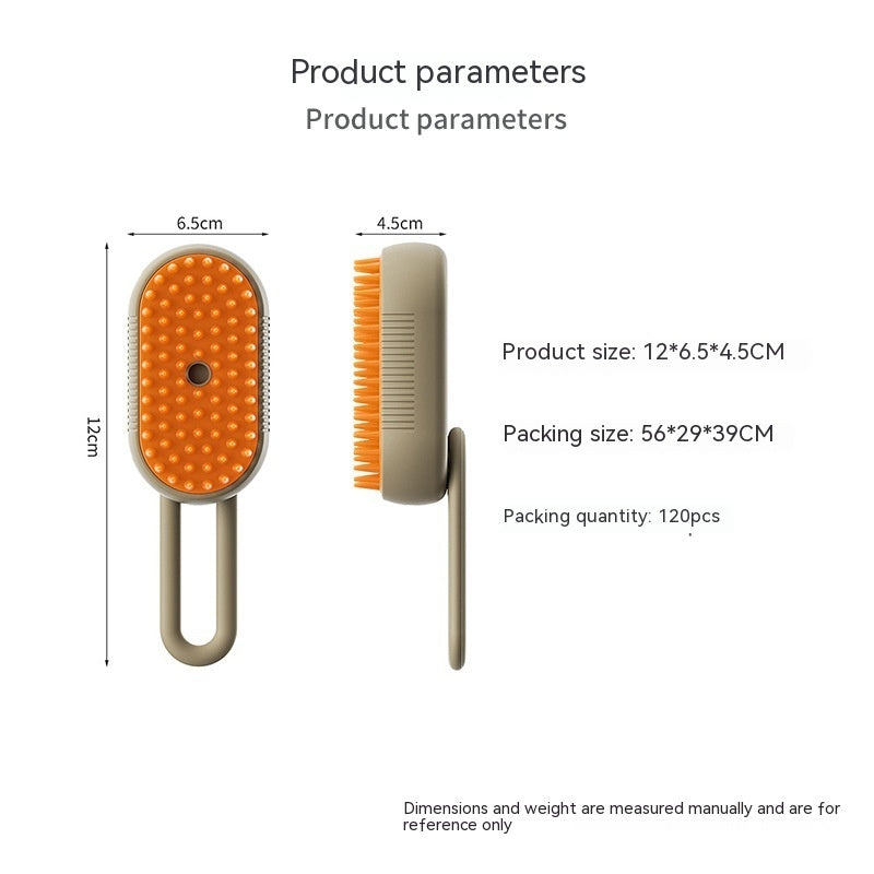 Electric Pet Grooming Comb with ergonomic design for effective pet fur grooming and detangling