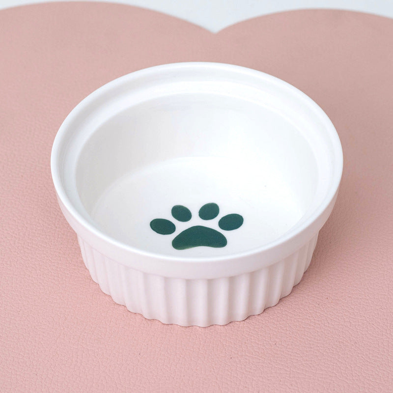 Petpal Accessories Ceramic Cat Bowl Set for Stylish Feedings