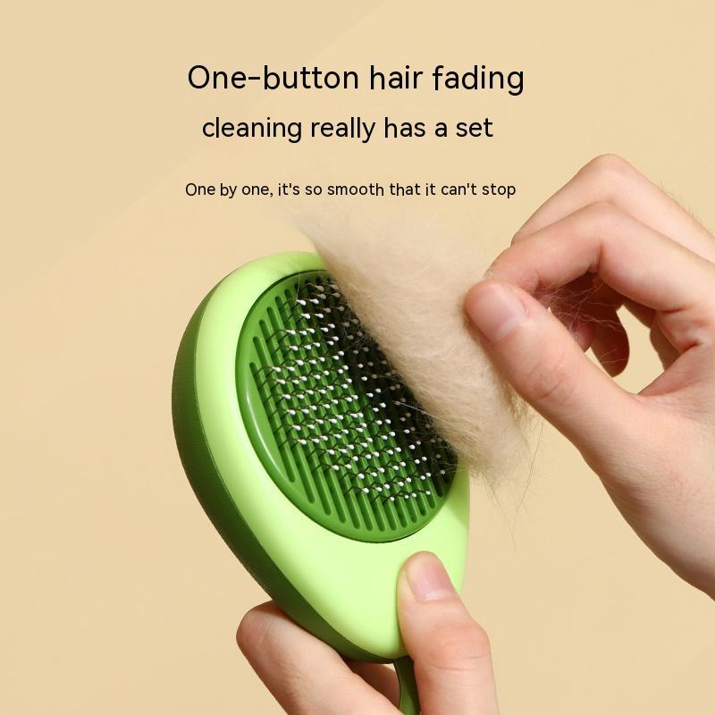 Pet hair remover brush by Petpal accessories with easy one-button cleaning for effective pet grooming