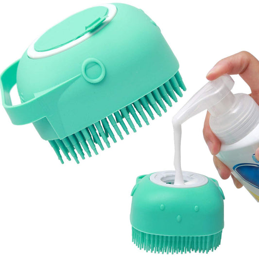 PetPal Bathing Tool Massager in Blue – ergonomic rinse brush