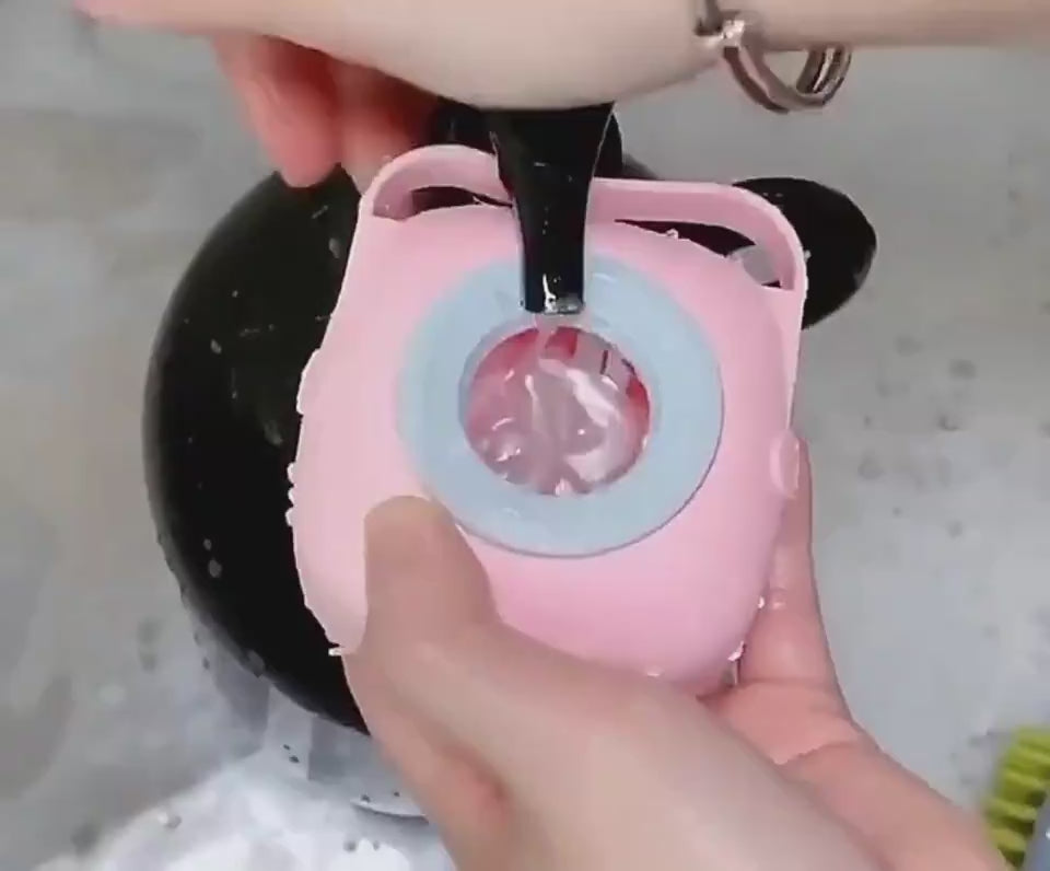 PetPal Pet Shampoo Massager Brush for Grooming Dogs.