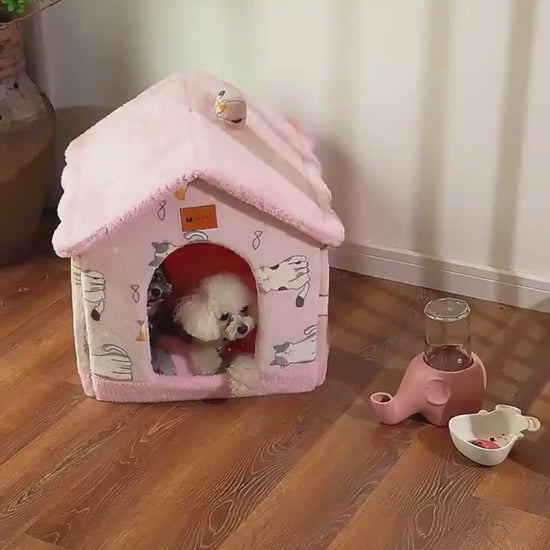 PetPal Accessories Foldable Pet House for Cozy Comfort.