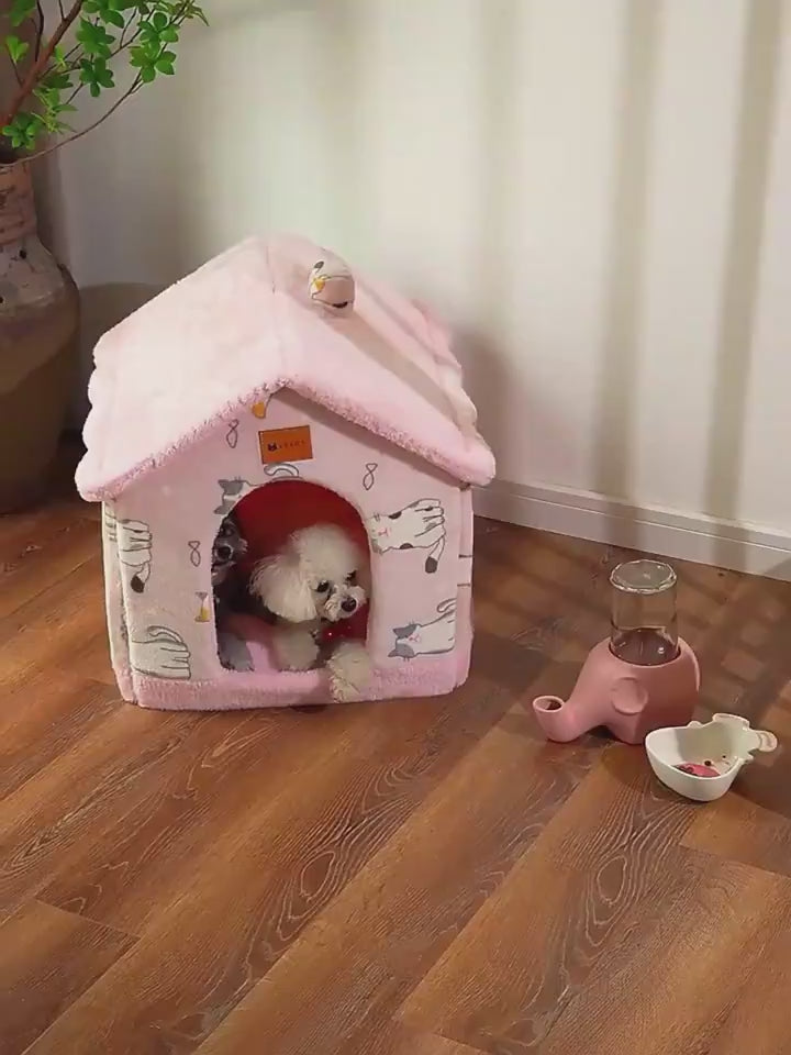 PetPal Accessories Foldable Pet House for Cozy Comfort.