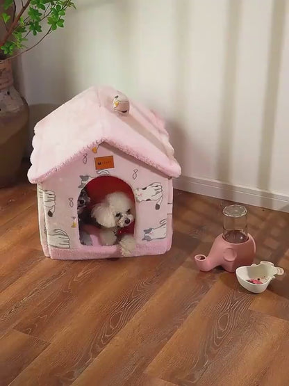 PetPal Accessories Foldable Pet House for Cozy Comfort.