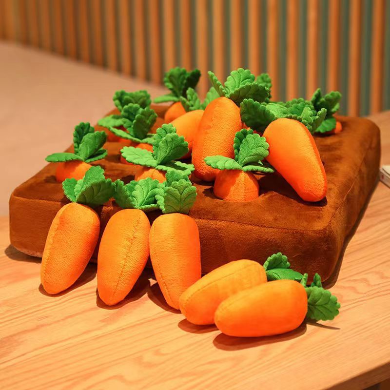 vegetable-dog-toys-carrot-plush-collection